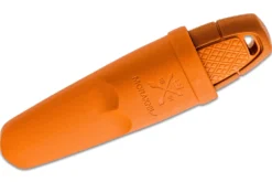 Couteau de poche Mora Eldris 13501 lame inox 5,9cm manche caoutchouc burnt orange + étui