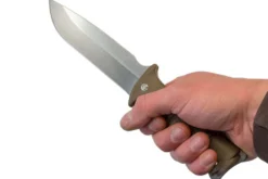 Couteau de survie Wildsteer Tarasco TAR0115 lame 13cm manche kraton coyote + étui Cordura