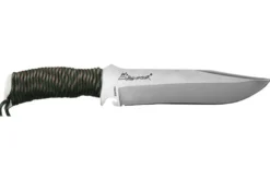 Couteau de survie Wildsteer TX Bowie TXB0116 lame Bowie 18,7cm manche Paracorde Woodland Camo + étui en nylon