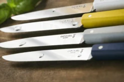 Couteau de table Opinel Bon Appétit Bois n°125 lame 11cm en inox manche en charme bleu marine