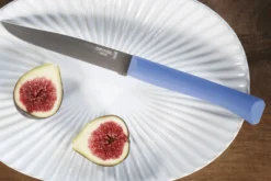 Couteau de table Opinel Bon Appétit + lame 11cm en inox manche en polymère bleu