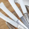 Couteau de table Opinel Bon Appétit + lame 11cm en inox manche en polymère nuage