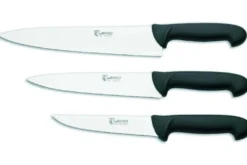 Couteau de tour/chef Jero Ecoline manche surmoulé noir 15cm