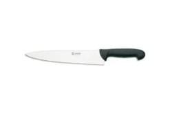 Couteau de tour/chef Jero Ecoline manche surmoulé noir 15cm