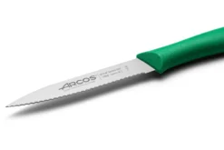 Couteau d'office Arcos Nova lame dentée 10cm manche vert