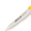Couteau d'office Arcos Nova lame dentée en acier Nitrum manche jaune 10cm