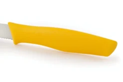 Couteau d'office Arcos Nova lame dentée en acier Nitrum manche jaune 10cm