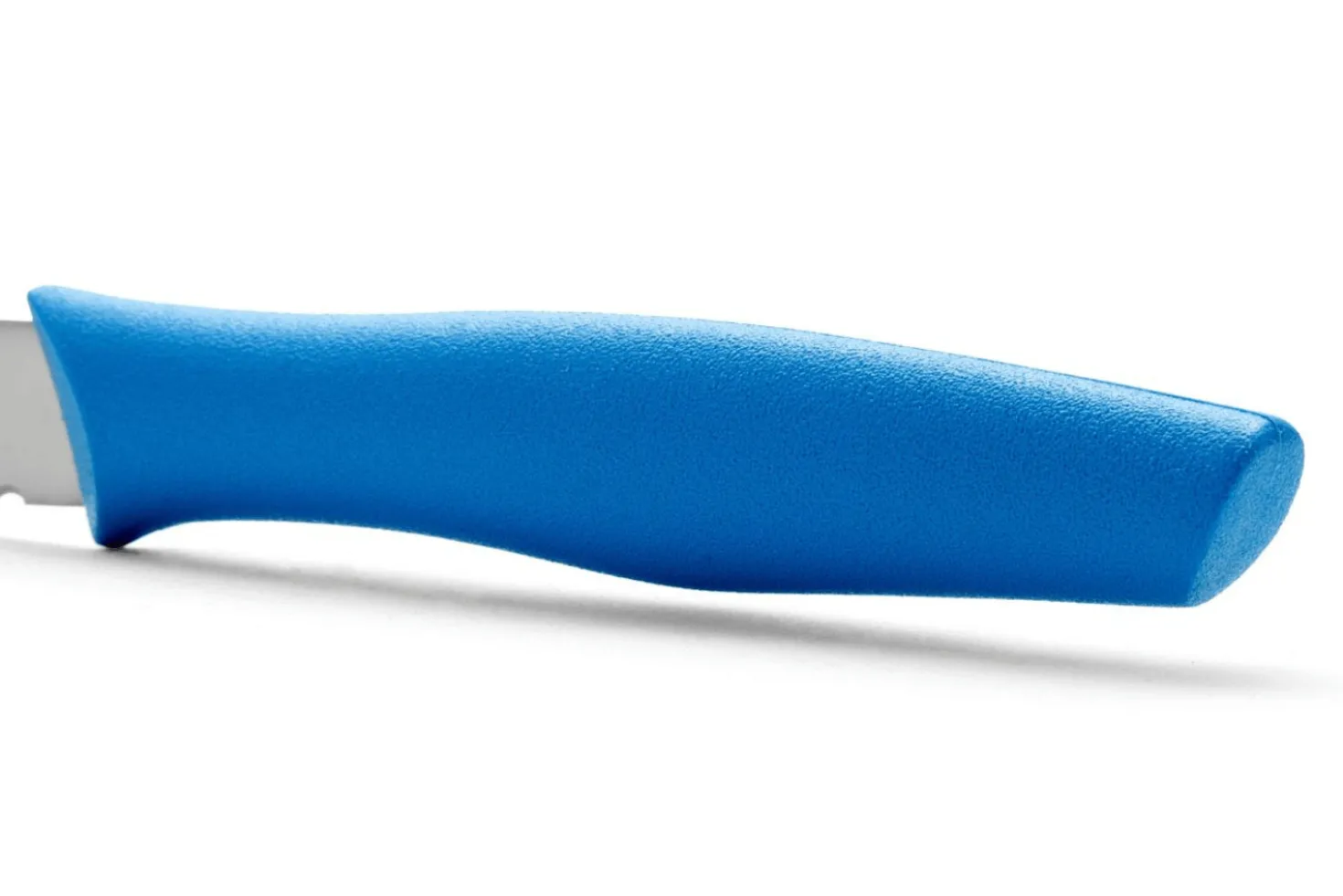 Couteau d'office Arcos Nova lame dentée en acier Nitrum manche bleu 10cm