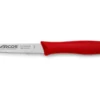 Couteau d'office Arcos Nova lame dentée en acier Nitrum manche rouge 10cm