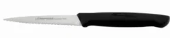 Couteau d'office Bargoin Creative Chef lame dentelée 10cm manche surmoulé noir