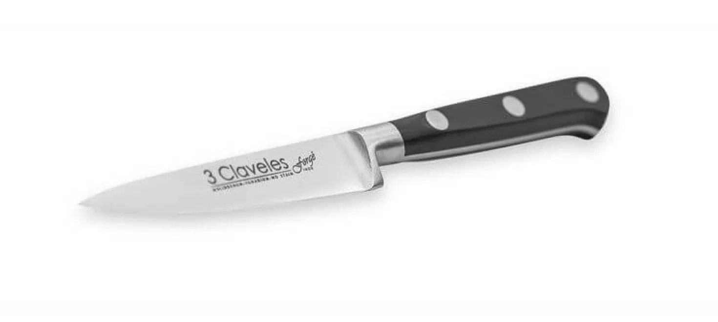 Couteau d'office 3 Claveles Forgé acier inox 10cm