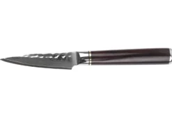 Couteau d'office 9cm Fukito Ébène Damas martelé