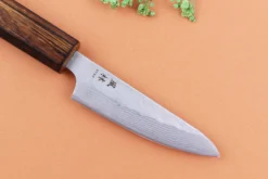 Couteau d'office 8cm japonais artisanal Yuzo Enju Damas 440C