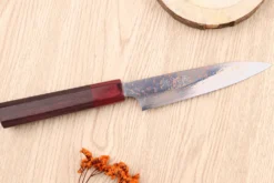 Couteau d'office 13cm japonais artisanal Takeshi Saji VG10 Rainbow