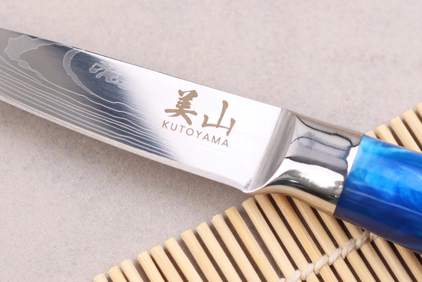 Couteau d'office 8cm Kutoyama Blue Wave