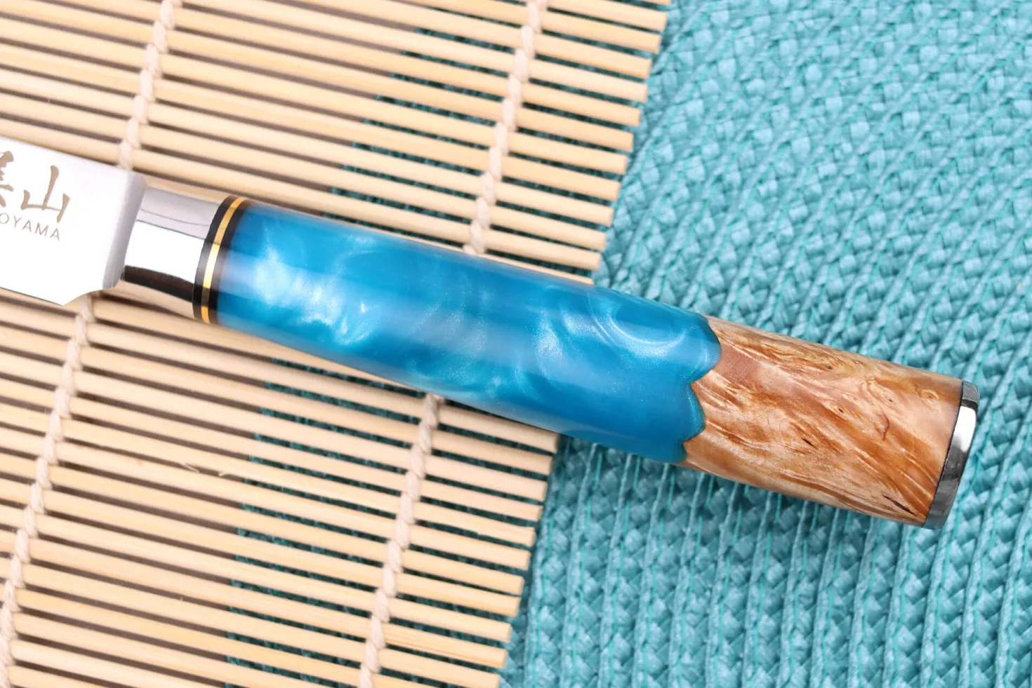 Couteau d'office 8cm Kutoyama damas Azur