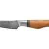 Couteau d'office 9,5cm Ryda Knives ST650 Damas et manche en olivier