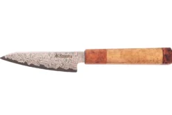 Couteau d'office 11cm Sayuto Érable Damas 12Cr