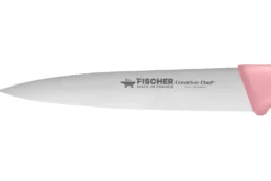 Couteau d'office Fischer Creative Chef 10cm manche surmoulé rose