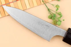 Couteau d'office japonais artisanal Shibata Koutetsu AS 8cm