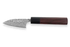 Couteau d'office japonais artisanal Masakage Kumo 7.5cm damas 63 couches