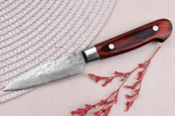 Couteau d'office japonais 8cm Sakai Takayuki Damascus Western 33 couches