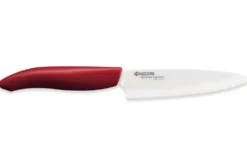 Couteau d'office Kyocera lame céramique 11 cm manche rouge