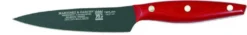 Couteau d'office lame anti-adhérente 11cm manche Micarta rouge M&G