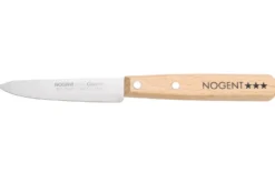 Couteau d'office Nogent Classic manche en hêtre lame lisse 9cm