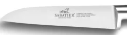 Couteau d'office SABATIER Idéal Inox 100% forgé rivets laiton dos droit 9cm