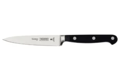 Couteau d'office Tramontina Century lame forgée 10cm manche polycarbonate noir