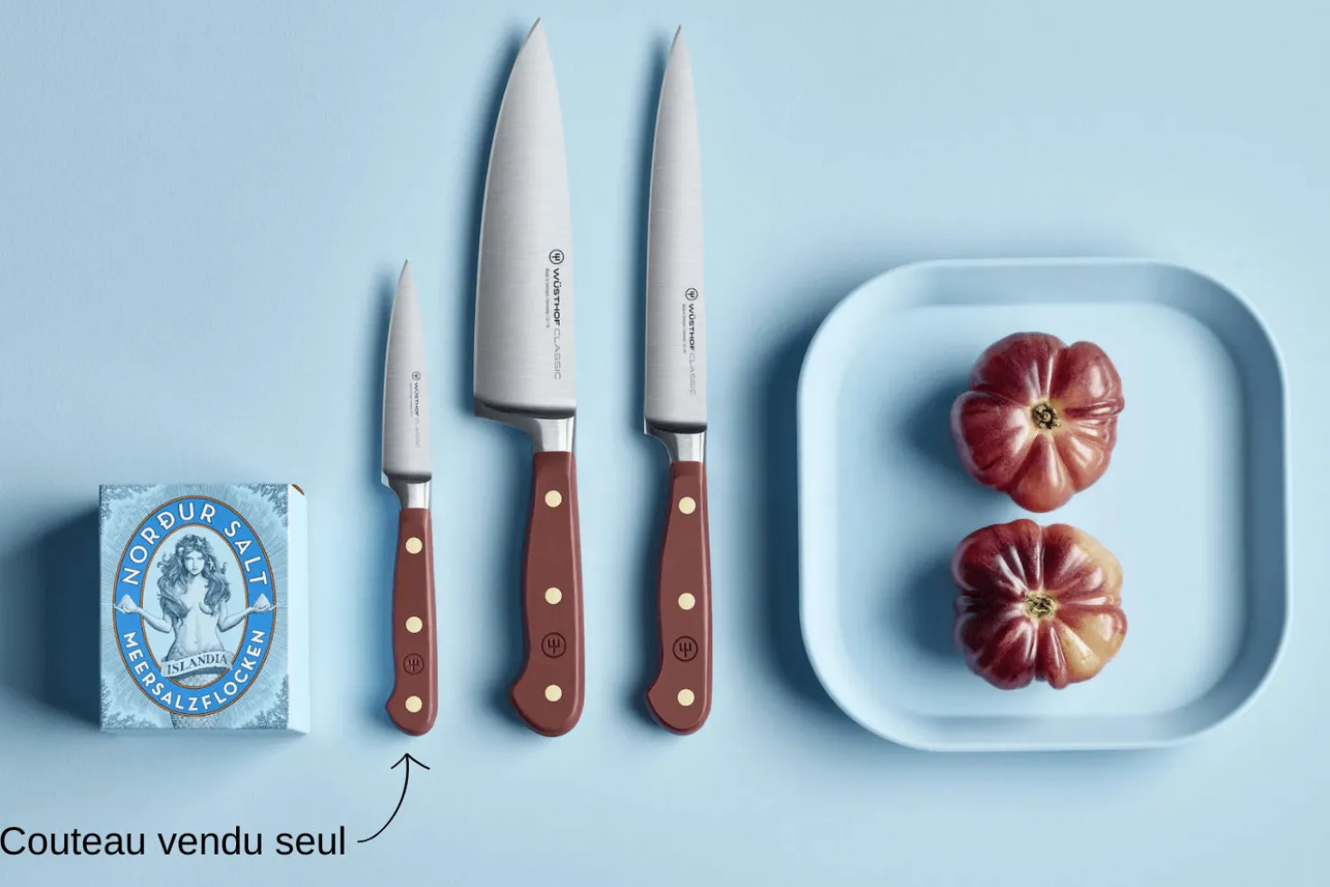 Couteau d'office Wusthof Classic Colour Tasty Sumac forgé lame 9cm