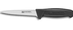 Couteau à désosser professionnel Fischer HACCP lame usée 14cm manche noir
