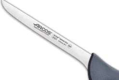 Couteau à désosser professionnel Fischer HACCP lame usée 11cm manche rouge