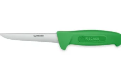 Couteau à désosser professionnel Fischer HACCP lame droite 14cm manche vert