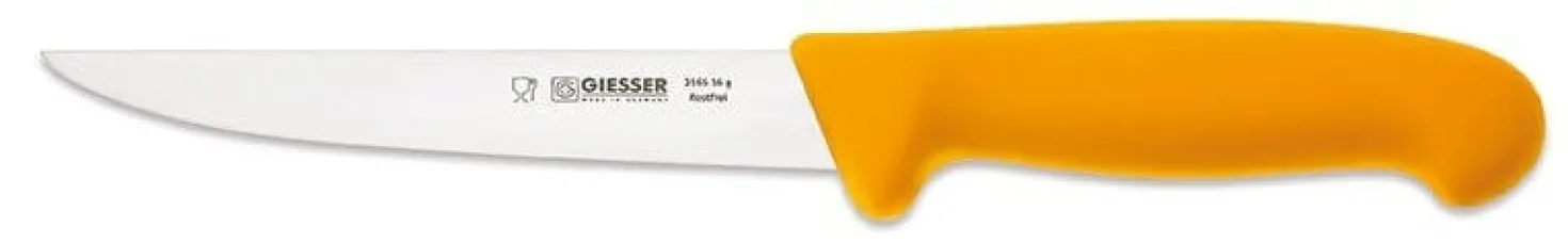 Couteau à désosser pro Giesser lame droite rigide 16cm 3165
