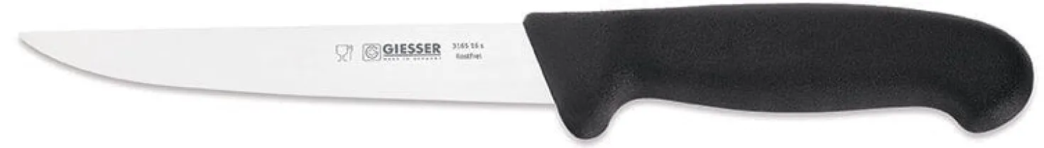 Couteau à désosser pro Giesser lame droite rigide 16cm 3165