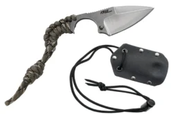 Couteau EDC Wildsteer Krill KR0111 lame 5cm manche paracorde Camouflage + étui Kydex
