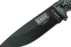 Couteau Esee 5 5PB-002 lame carbone 13,2cm manche G10 gris/noir + étui