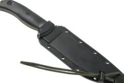 Couteau Esee 6 6PDE-001 lame acier carbone 16,5cm manche G10 noir + étui