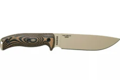 Couteau Esee 6 6PDT-005 lame carbone 16,5cm manche G10 Coyote et noir + étui