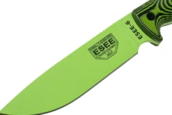 Couteau Esee 6 6PVG-007 lame acier carbone venom green 16,5cm manche G10 vert/noir + étui