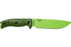 Couteau Esee 6 6PVG-007 lame acier carbone venom green 16,5cm manche G10 vert/noir + étui