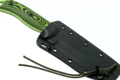 Couteau Esee 5 5PVG-007 lame carbone 13,2cm manche G10 vert et noir + étui