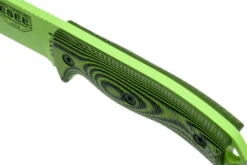 Couteau Esee 5 5PVG-007 lame carbone 13,2cm manche G10 vert et noir + étui