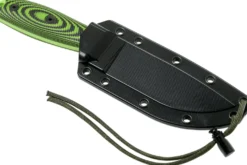 Couteau Esee 4 4PVG-007 lame carbone 11,6cm manche G10 vert et noir + étui
