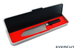 Couteau Evercut Santoku sans affutage lame 17 cm