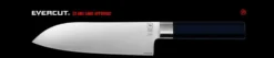 Couteau Evercut Santoku sans affutage lame 17 cm