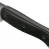 Couteau Fallkniven A1xb Expedition Knife Tungsten Carbide lame noire 16cm manche Thermorun noir + étui Zytel