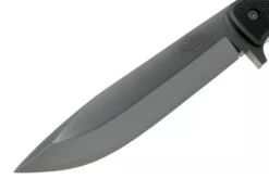Couteau Fallkniven A1xb Expedition Knife Tungsten Carbide lame noire 16cm manche Thermorun noir + étui Zytel